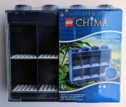 LEGO KP002 Small Minifigure Display Case 8 Navy Blue Chima 2011 - NEW - SEALED