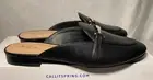 Call It Spring Womens Black Faux Leather Flat Loafer Shoes UK 4 EU 37