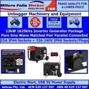 Inverter Generator Parallel Package 19kW 23.7kVA Pure Sine Wave Open Frame