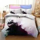 Tokyo Ghoul Doona Bed Set Quilt Duvet Cover Pillowcase Single Double Queen Size