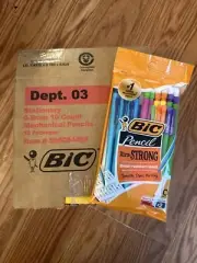 BIC Xtra Strong Mechanical Pencils, Thick Point, 0.9 mm, Case. 12 Packs Read Des