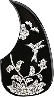 CATIEBYE Bass Scratch Guitar Pick Guard Professional Self Adhesive Protective Sticker for Acoustic Electric Guitars Convenient Installation Creative Design