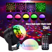 Party Magic Disco Ball Light LED RGB Rotating Club DJ Stage Light w/ Light Shade