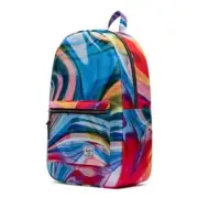 Herschel Settlement in Paint Pour Multi Backpack - Rare Retired Color