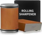 Rolling Knife Sharpener Kit w/Diamond & Ceramic Stones, 15°/20° Angles ✨
