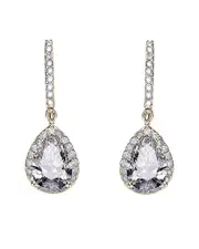 Genevive 18K Over Silver Earrings