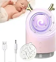 Bug Zapper Indoor, Mosquito Killer Lamp – UV Light Mosquito Catcher, Quiet Fly Trap Lamp, Easy-to-Clean Design for Home & Patio, Effective for Gnats, Moths, and Flying Insects (Pink)