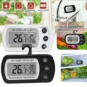 Refrigerator Thermometer LCD DisplayDigital Fridge Freezer Waterproof Large