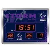 26411 MELBOURNE STORM NRL LED SCOREBOARD CLOCK DIGITAL DATE TIME TEMPERATURE