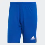 adidas Men's Squadra 21 Knit Moisture-Wicking 7-1/2" Shorts Royal Blue White S