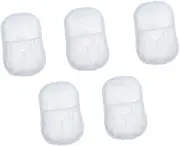 5 Boxes Hand Washing Paper Soap Paper White Travel Boxed Confetti