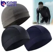 Cooling Skull Cap Helmet Liner Moisture Sweat Wicking Cycling Running Beanie Hat