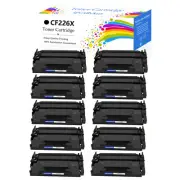 10PK CF226X 26X Black Toner Cartridge Compatible for HP Laserjet Pro MFP M426dw