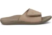 Vionic Kiwi Slide Sandal Mens 6 Womens 7 Euro 39 Camel Khaki Tan Orthotic New