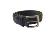 Duke Mens D555 Lewis Plain Bonded Leather Belt (Black) - UTDC157