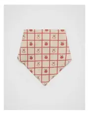 [Seed Heritage] Apples Bib in Cream Marle