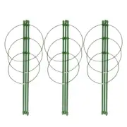 1X(Climbing Plants Support, Garden Trellis Flowers Tomato Cages Stand Set Of 3 P