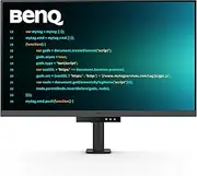 BenQ RD320UA 32” 4K 3840x2160 Programming Monitor with 2000:1 Contrast Ratio, Nano Matte Panel, MoonHalo, 90W USB-C, Coding Modes, Night Hours Protection, Ergonomic Stand, and Eye-Care Technology