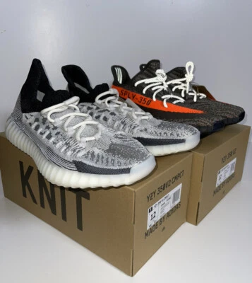 Adidas Yeezy Boost 350 V2 Carbon Beluga & Yeezy 350 V2 CMPCT Slate Panda Size 12