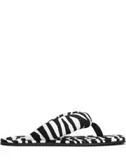 [The Attico] The Attico-Infradito "Indie" Cappuccino E Black-Donna 37 IT
