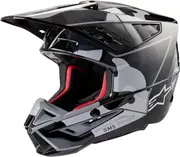Alpinestars S-M5 Rover 2 2024 Motocross Helmet, black-grey, Size XL for Men Black Grey