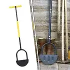 Manual Trimming Shovel With Handle Half-Moon Serrated Hand Lawn Trimming Tools