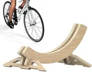 Wooden Bike Stand, Display Holder, Compact Bike Rack, Sturdy Holder, Outdoor Bike Stand, Balcony Bike Storage, Stylish Bike Display, Portable Bike Holder