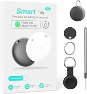 Airtag Alternative-2 Pack: Smart Bluetooth Tracker for Apple Find My No Monthly Fee, Item Finder for Keys, Luggage, Bags & Pets, Precision Tracking, IP68 Waterproof Design (iOS Only)