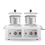 Double Pot Electric Wax Warmer Machine for Hair Removal or Paraffin