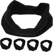 [BESPORTBLE] 5pcs Sweatbands for Kids: Children's Athletic Headbands Elastic and Non-Slip Design - Moisture Absorption Sweatbands for Soccer Football and Baseball