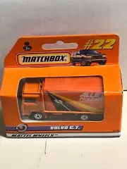 1998 MATCHBOX SUPERFAST #22 ALLIED VOLVO CONTAINER TRUCK NEW ONE IS IN WRONG BOX