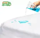 Bed Cover Twin Size Fitted Sheet Zippered Plastic Mattress Protector Waterproof