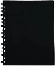 Spirax 511 Hard Cover Book 225X175Mm 200 Page Black