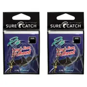 2x Surecatch Tangle Free Salmon Rig with Chemically Sharpened Hooks Size 2