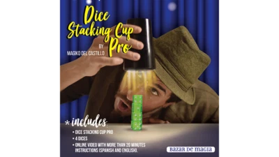 Dice Stacking Cup Pro (Gimmicks and Online Instructions) by Bazar de Magia - Tri