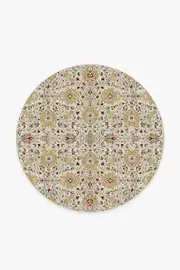 185' Round | Machine Washable Runner Rug | Kid & Pet Friendly | Indoor Rug | Marie Natural Rug | Ruggable