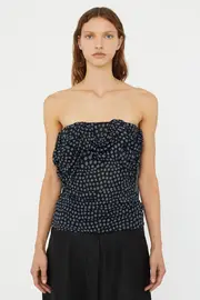 GYRE DRAPED JERSEY BODICE