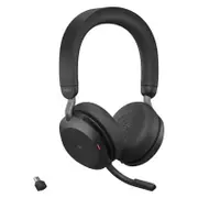 Jabra Evolve2 75 MS ANC Stereo Bluetooth Headset (USB-C Dongle)