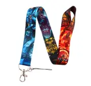 Mortal Kombat Fighting Game Movie Sub-Zero Scorpion Fire ID Badge Holder Lanyard