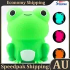 Frog Night Lamp Dimmable Silicone Table Lamp Gift for Boys Girls(Colorful Light)