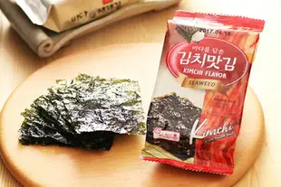 【領券滿額折100】 韓宇在來海苔超值包-韓式泡菜口味 54g (12入) 全素