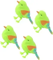 Yardwe 4Pcs Simulation Singing Bird with Sound Control Chirping Birds for Interactive Plaything for Home Decor and Fun