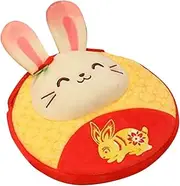 SUPVOX Chinese Style Rabbit Year Crossbody Bag Small Coin Storage Pouch for Year Party Cute Plush Rabbit Design for Adults Present for Celebrations and Festivals