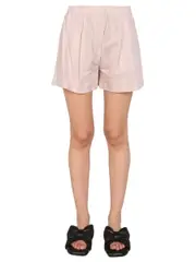 [Off-White] Off-White-Striped Pattern Shorts-Donna 40