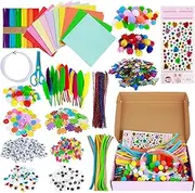 Arts and Crafts Supplies for Kids Creative Handmade Supplies Toy Kit Craft Art Accessories Supply Kit Educational DIY Art Craft Kit for Toddlers Kids Art Craft Materials for Kids Craft Supplies