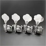 Guitar Tuner 4R/4L/2R2L Opened Electric Bass Guitar Tuning Pegs Machine Heads Tuners for Bass Chrome Bass Guitar Accessories Electric Guitar Tuner (Size : 4pcs Right)