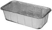 2 lb. Aluminum Foil Loaf Pan 100 Pack - Disposable Bread/Baking Tin Containers