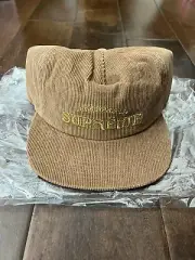 Supreme SS24 Champagne Corduroy 5 Panel Cap Hat Brown One Size New IN HAND