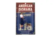 WOMAN LADY w DOG AMERICAN DIORAMA 1:18 Scale Figurine 3.75" Figure