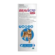 Bravecto Plus Cat 2.8-6.25kg Blue Flea Tick Treatment Feline Medium Cat Worming